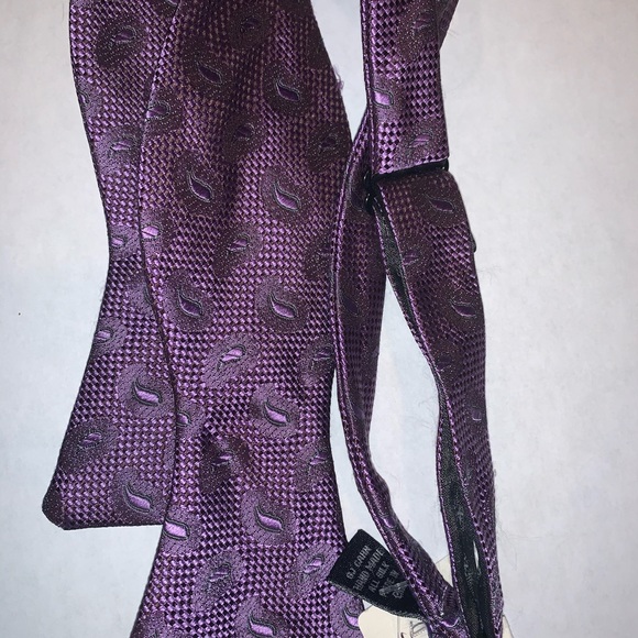 Vintage  GJ Cahn Silk Bow Tie - Picture 3 of 5